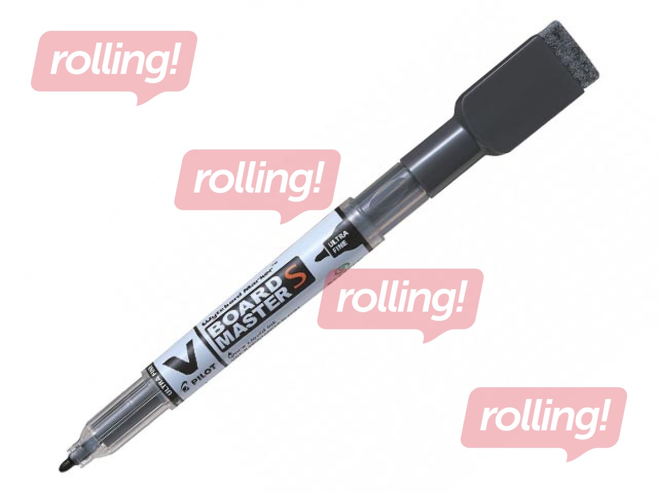 Marķieris baltajai tāfelei, Pilot V Board Master S, 0.8 mm, melns