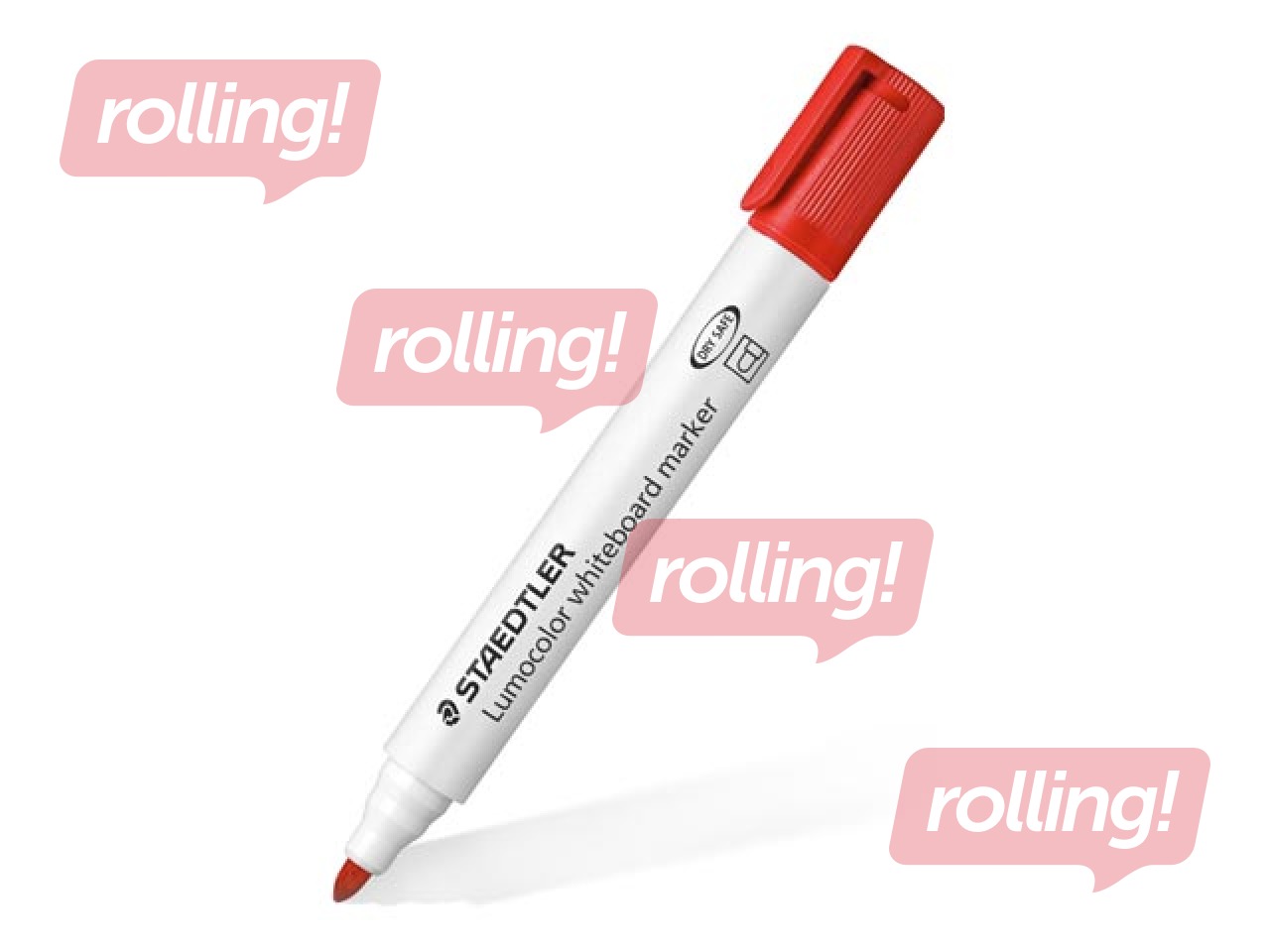 Marķieru komplekts baltajām un stikla tāfelēm Staedtler Lumocolor, 4 krāsas