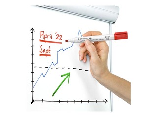 Marķieru komplekts baltajām un stikla tāfelēm Staedtler Lumocolor, 6 krāsas