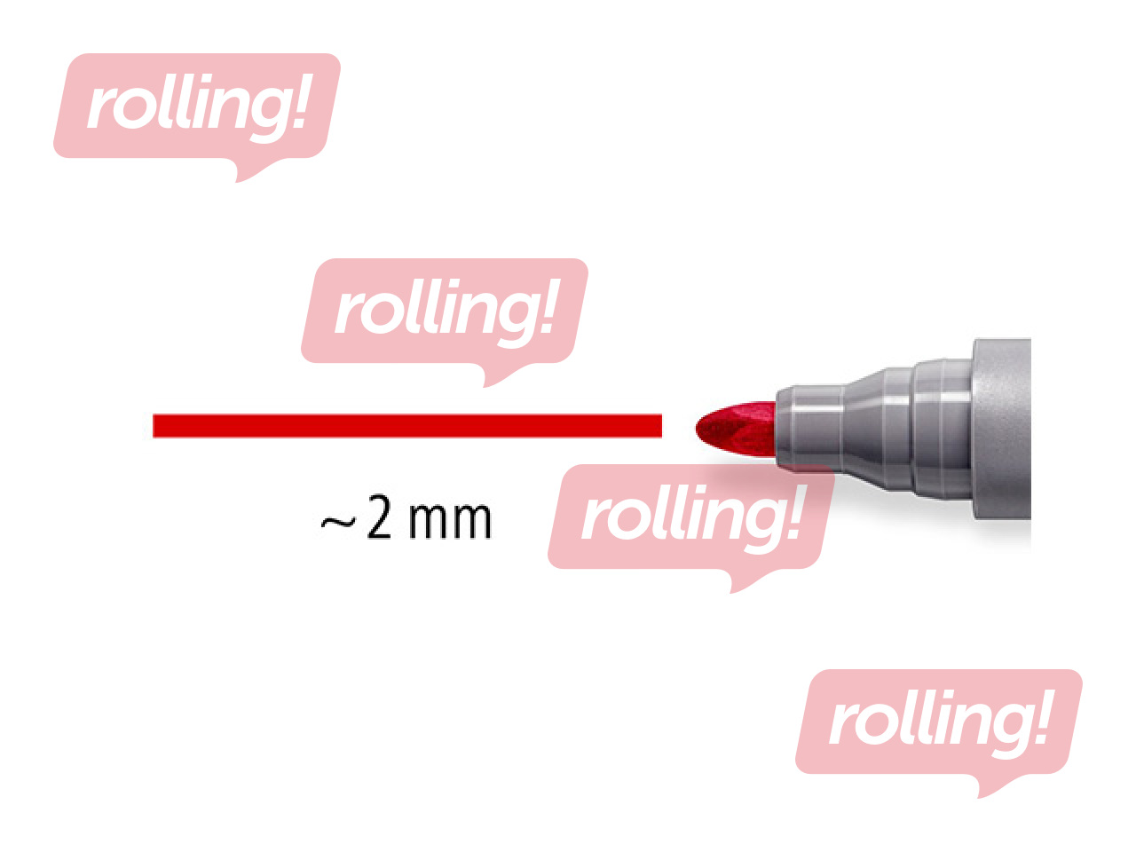 Marķieru komplekts flipchart papīram, Staedtler Lumocolor, 4 krāsas