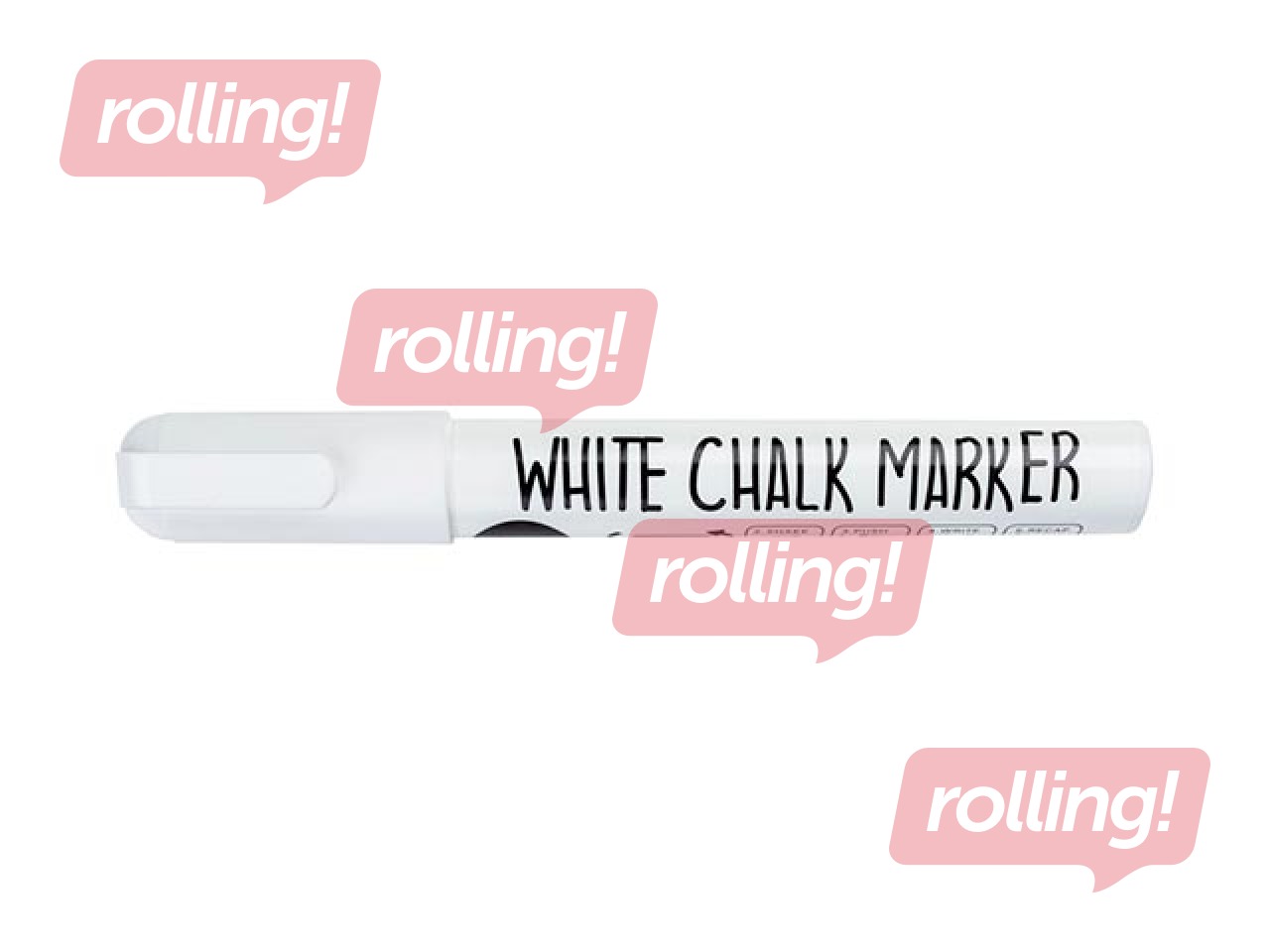 Chalk marker Centrum, 3-5 mm, white