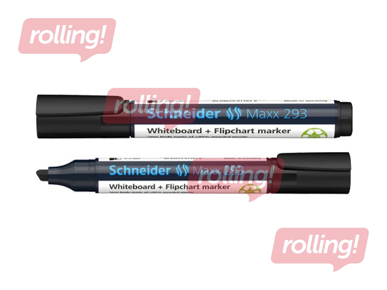 Marķieris baltajai tāfelei un flipchart papīram Schneider 293, 2-5mm, melns