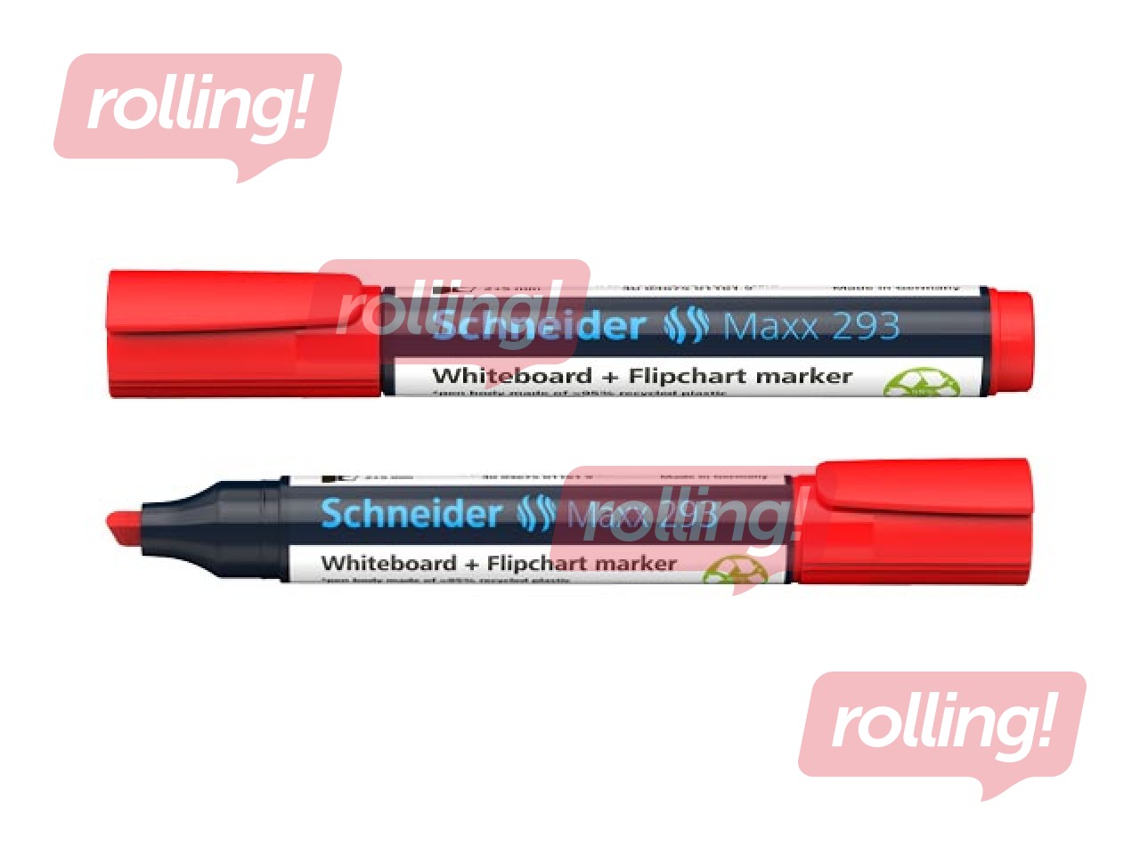 Маркер для белой доски и флипчарта Schneider 293, 2–5мм, красный