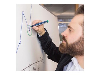 Marķieris baltajai tāfelei un flipchart papīram Schneider 293, 2-5mm, zils