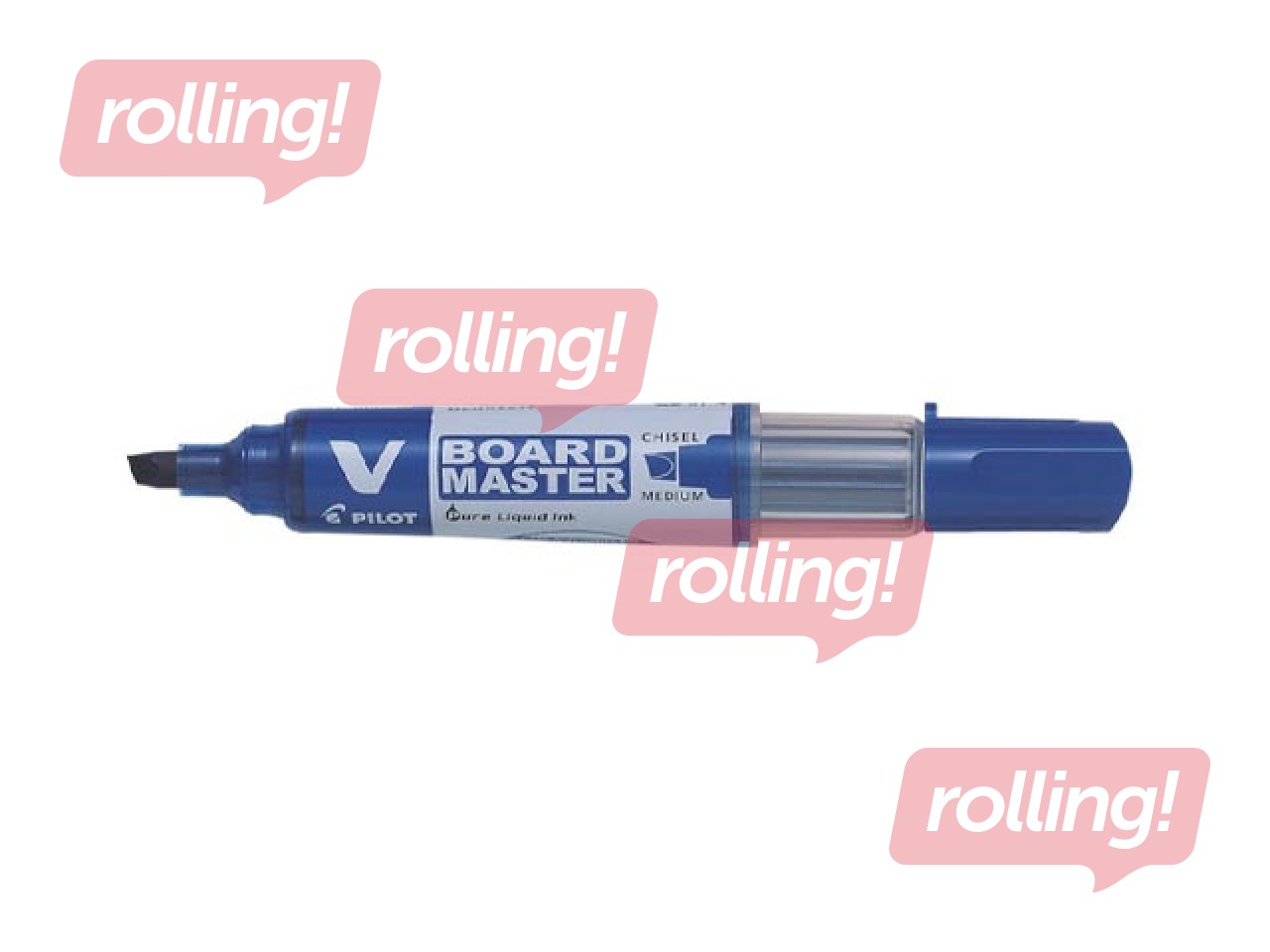 Whiteboard marker Pilot, V Board Master, chisel tip, blue, 2.2–5.2mm