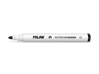 Whiteboard marker Milan, round, black, 4.7mm