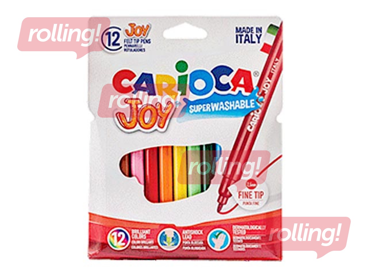 Flomāsteri Carioca Joy, 12 krāsas