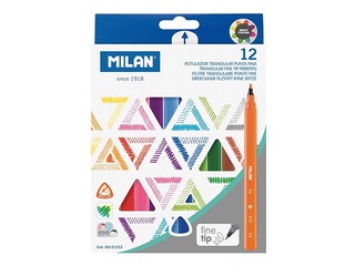 Viltpliiatsid Milan, 12 värvi