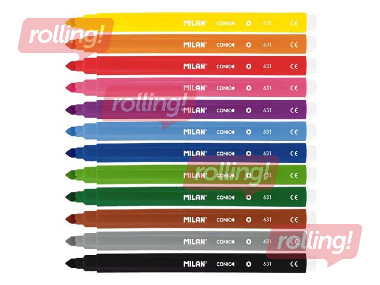 Flomāsteri Milan, 12 krāsas