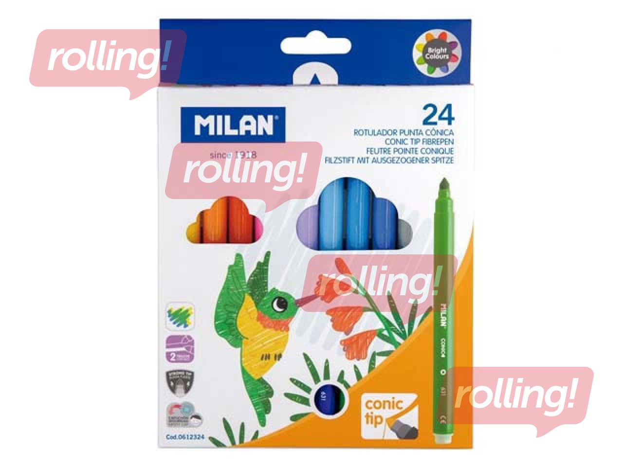 Flomāsteri Milan, 24 krāsas