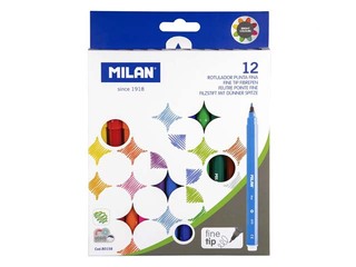 Fibrepens Milan, 12 colours
