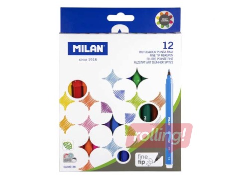 Flomāsteri Milan, 12 krāsas