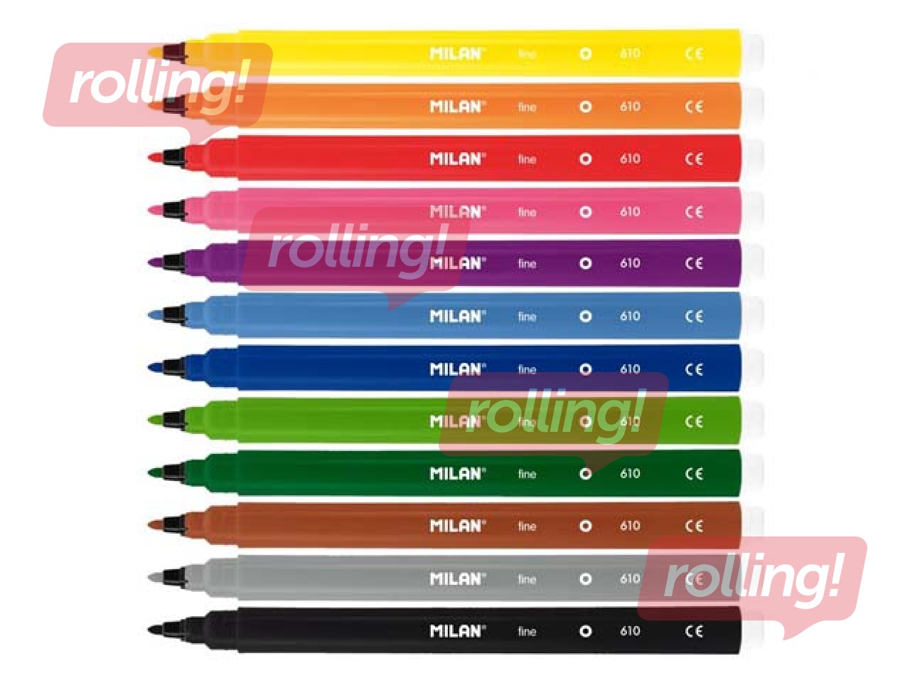 Flomāsteri Milan, 12 krāsas