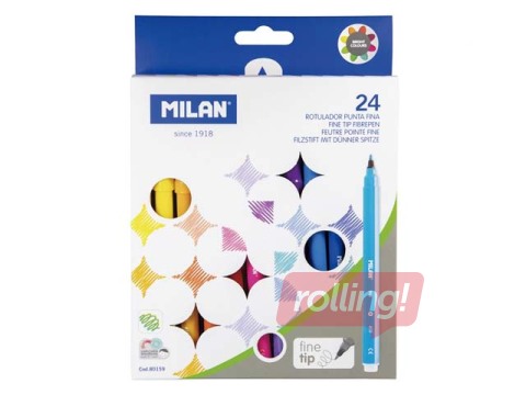 Fibrepens Milan, 24 colours