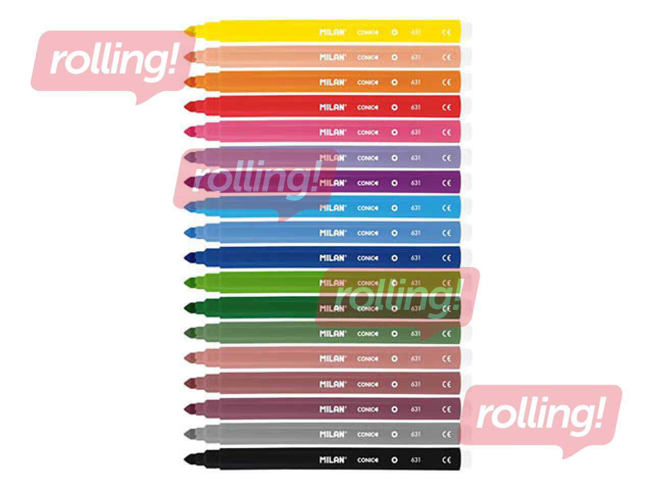 Fibrepens Milan, 18 colours