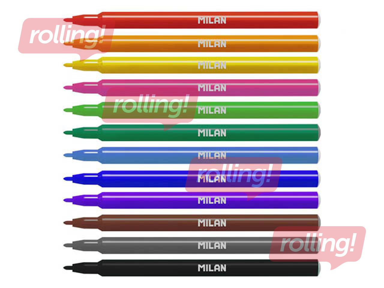Flomāsteri Milan, 12 krāsas