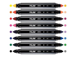 Viltpliiatsid Milan Maxi Bicolour, 16 värvi