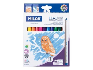 Fibrepens Milan 11+ 1 “eraser” fibrepen 