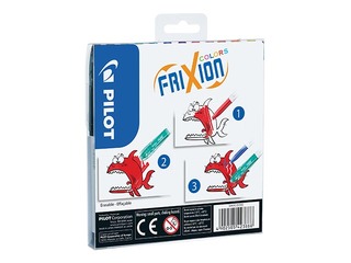Flomāsteri Pilot Frixion Color, 12 krāsas +Līgo dāvana!