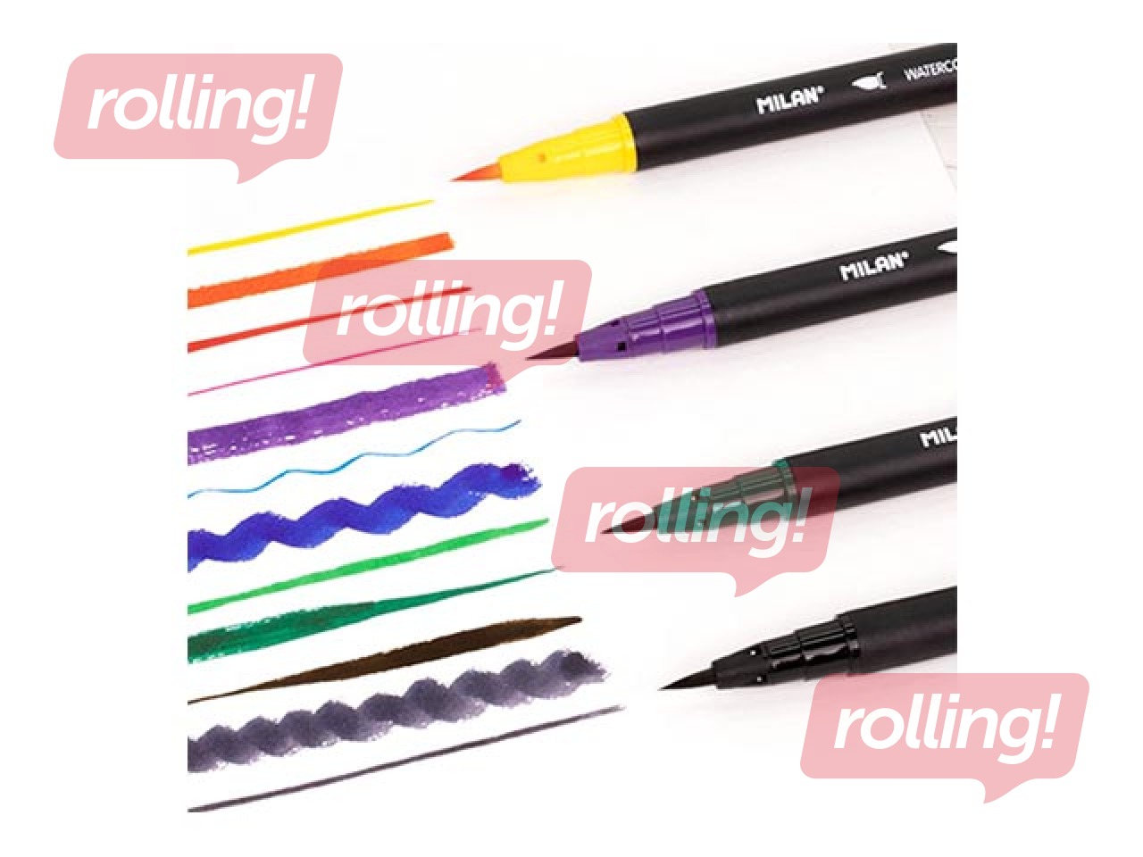 Flomāsteri otas tipa Milan, akvareļu, 12 krāsas