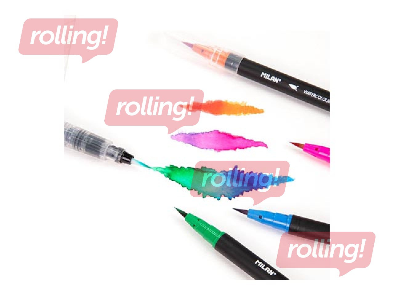 Flomāsteri otas tipa Milan, akvareļu, 12 krāsas