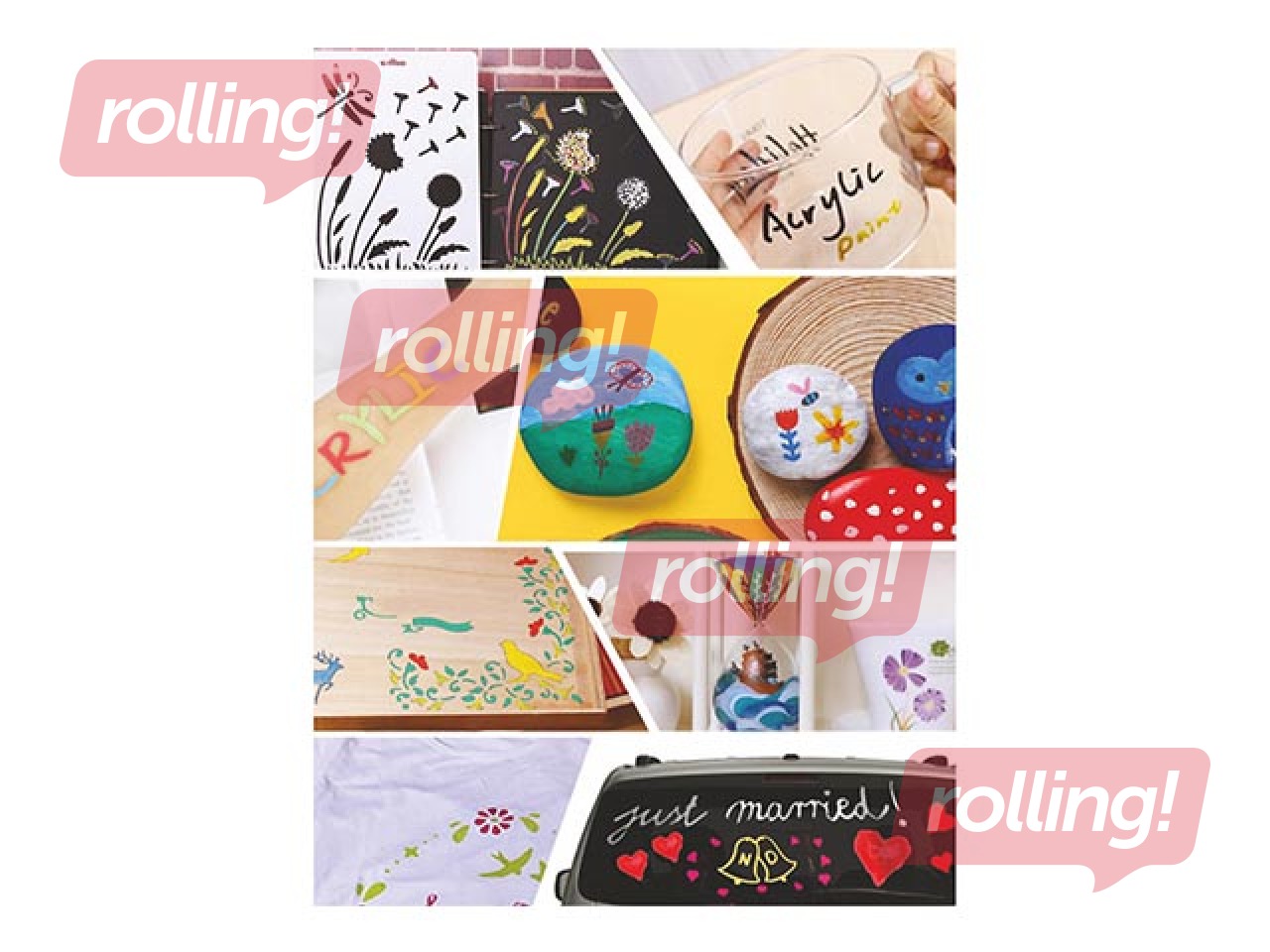 Akrila marķieri Centrum, 12 krāsas