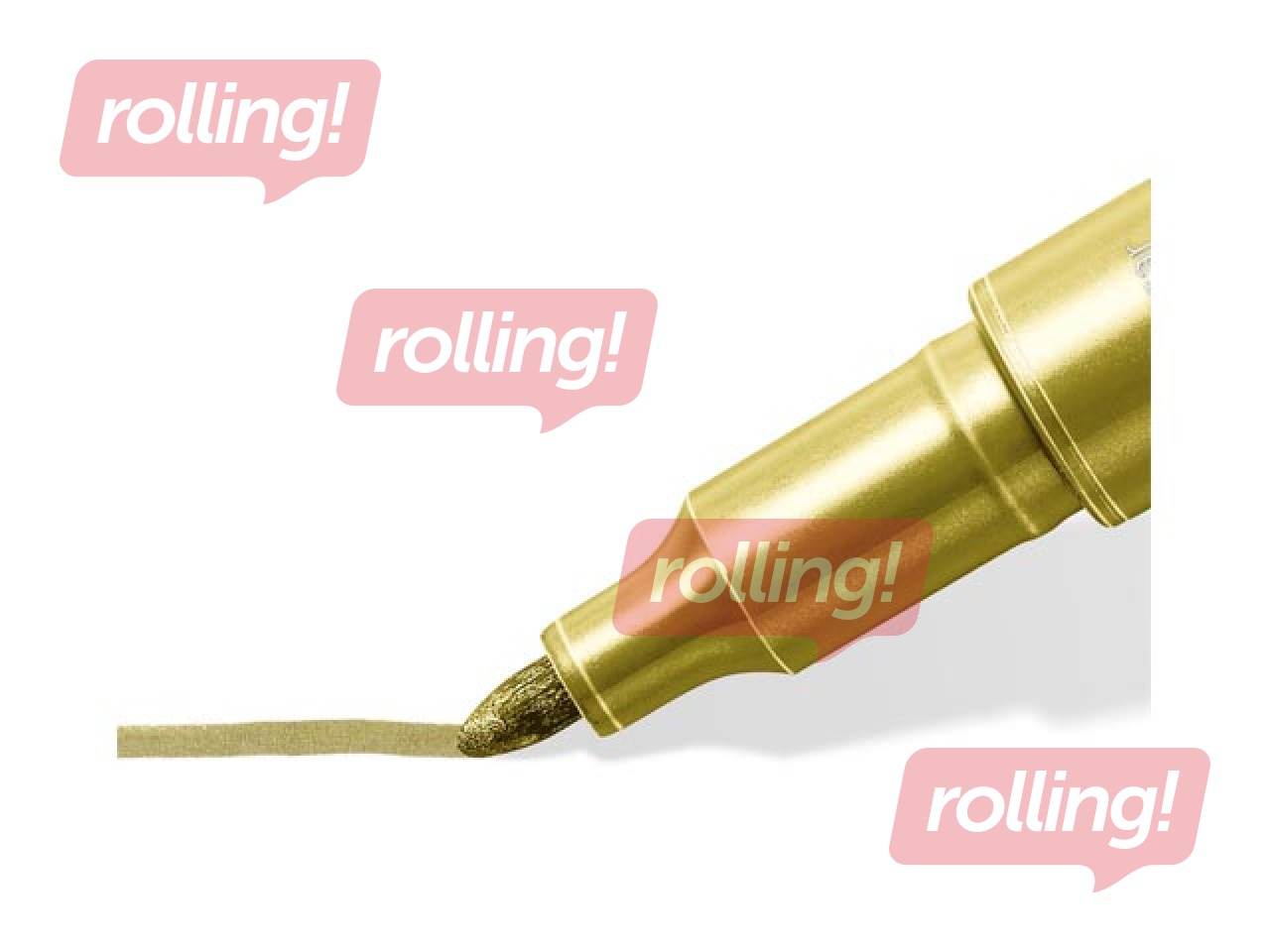 Flomāsteri Staedtler, 8323 metāliskas 2 krāsas - sudraba un zelta