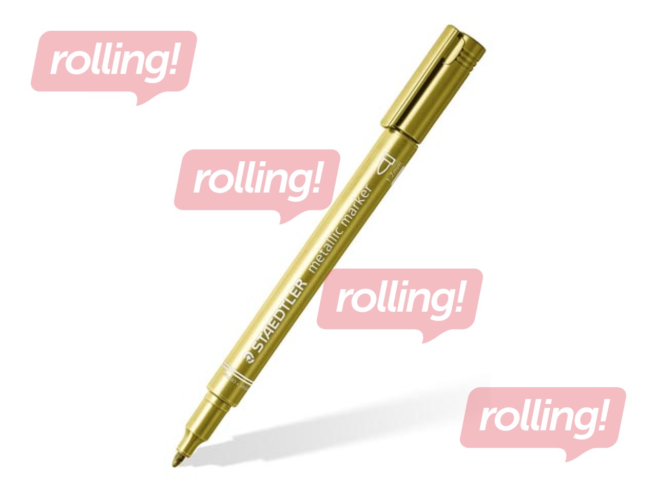 Flomāsteri Staedtler, 8323 metāliskas 5 krāsas