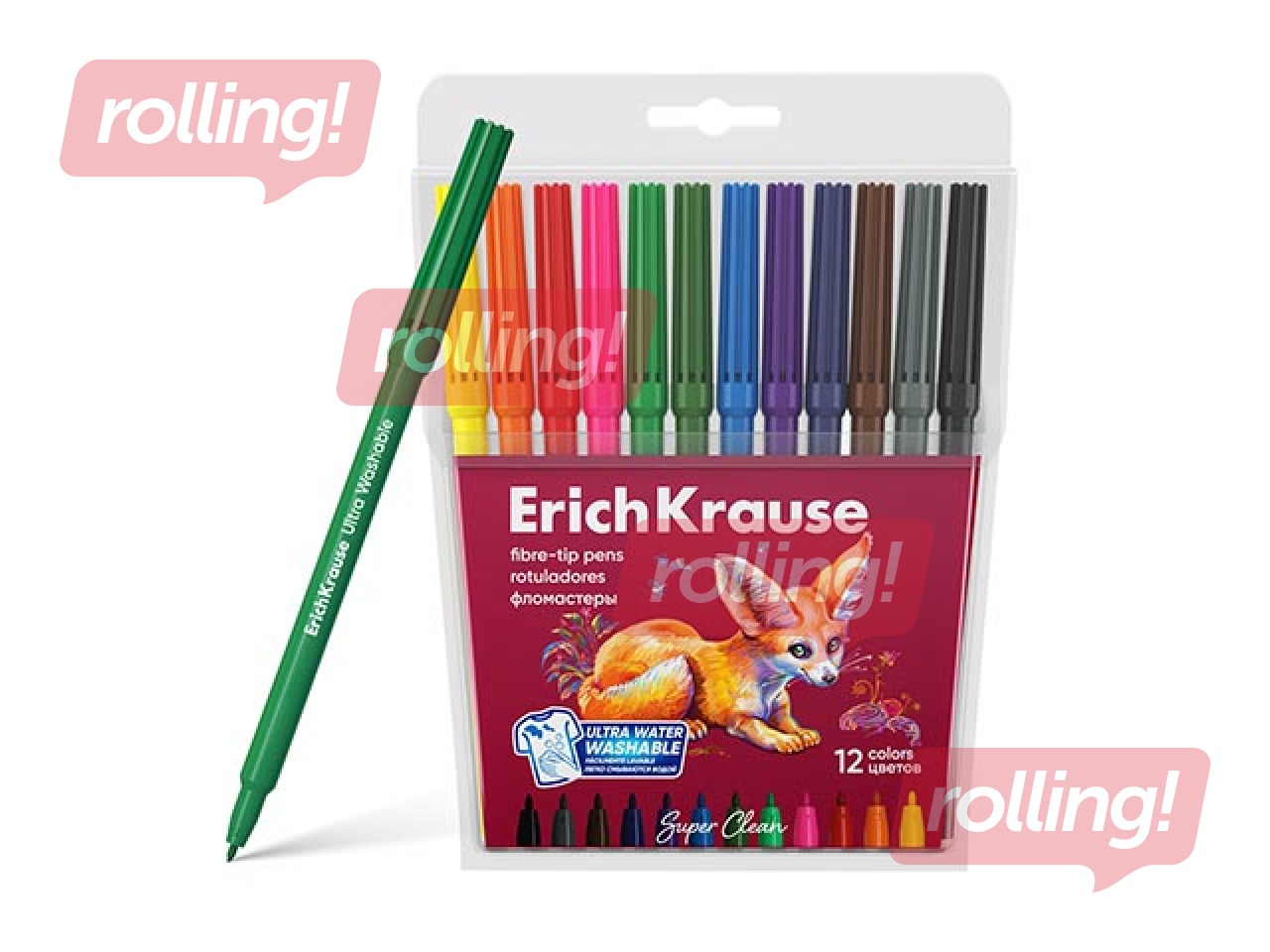 Flomāsteri ErichKrause, 12 krāsas