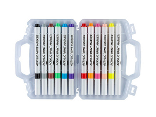 Acrylic markers Centrum, 12 colors