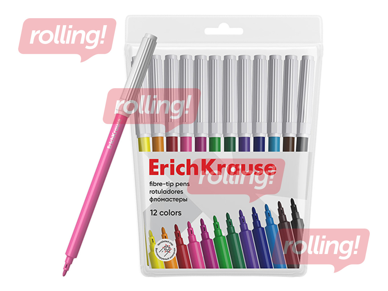 Фломастеры ErichKrause, 12 цветов