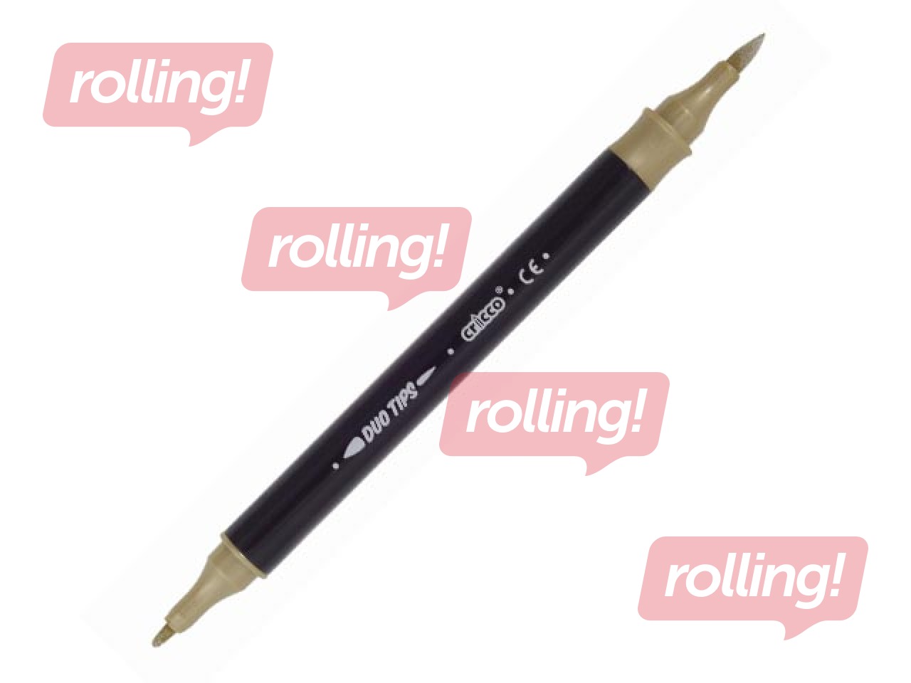 Flomāsteri Cricco, abpusēji, zelta un sudraba krāsā