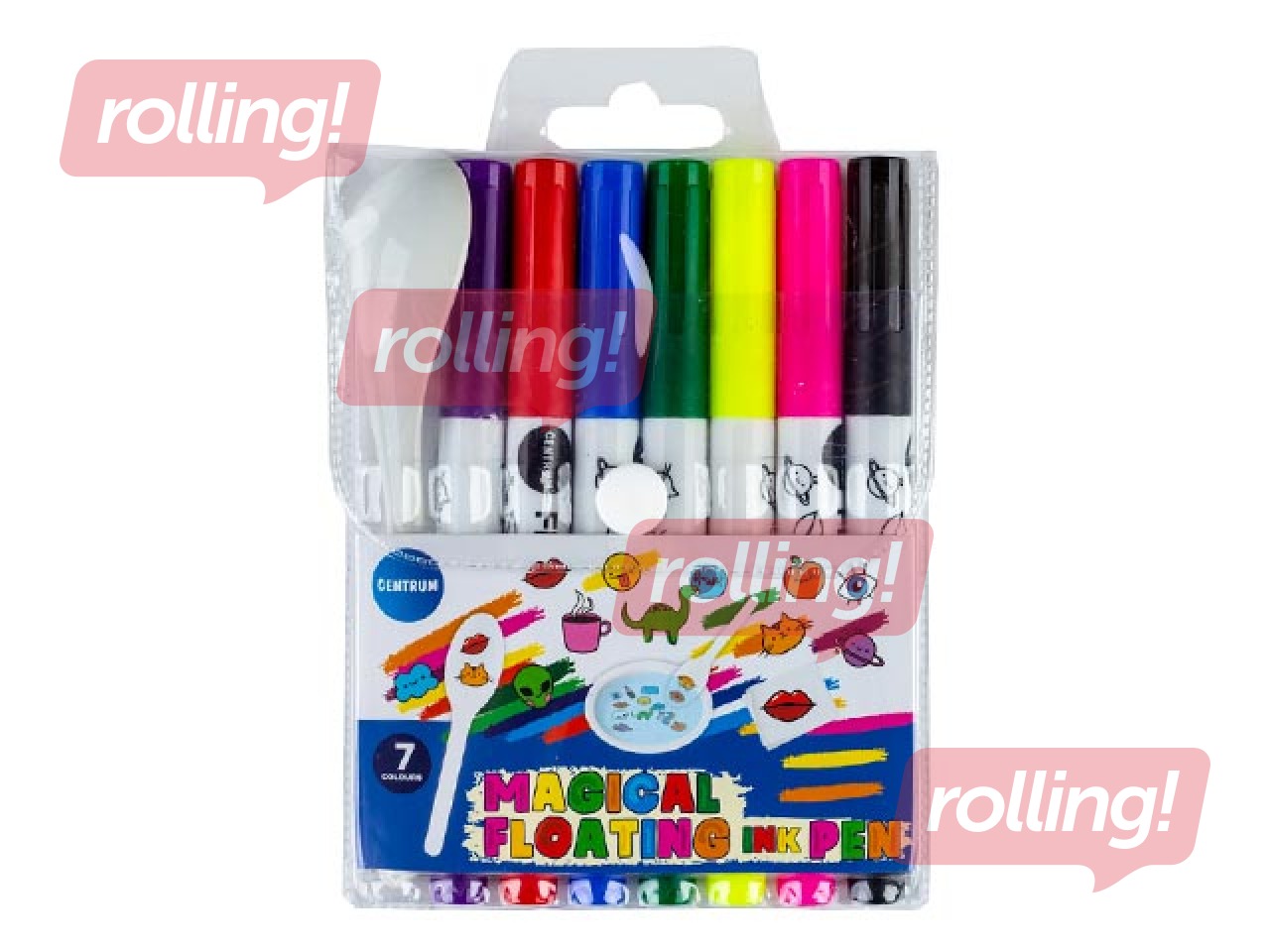 Flomāsteri Centrum, Attēls ūdenī, 6 krāsas