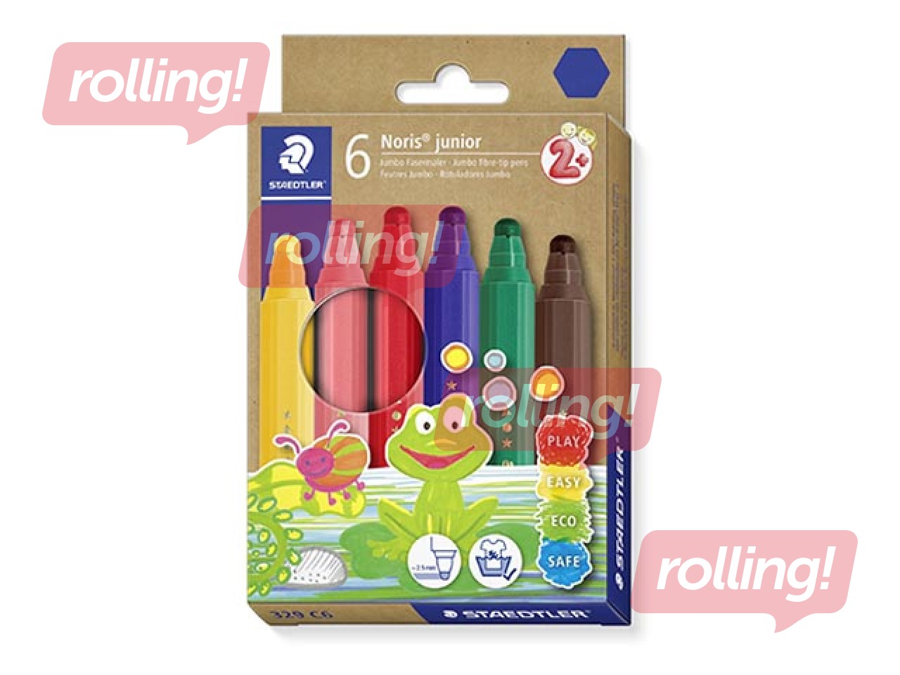 Marker Staedtler Noris junior 329, 6 colours