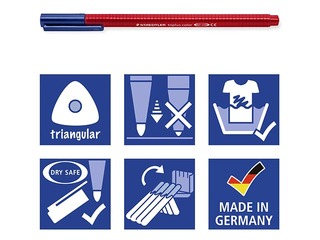 Flomāsteri Staedtler 323, 6 pasteļkrāsas