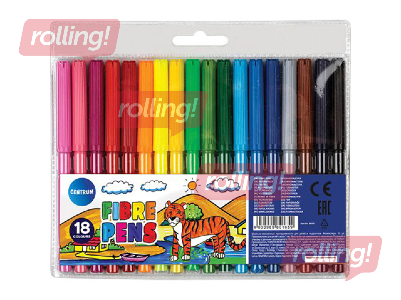 Markers, Centrum, ZOO, 18 colours