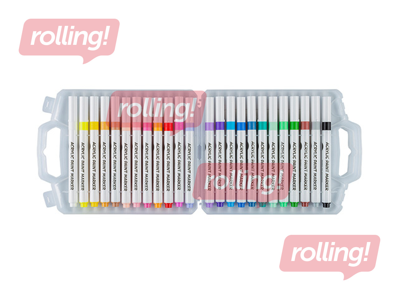 Akrüülmarkerid Centrum, 24 värvi