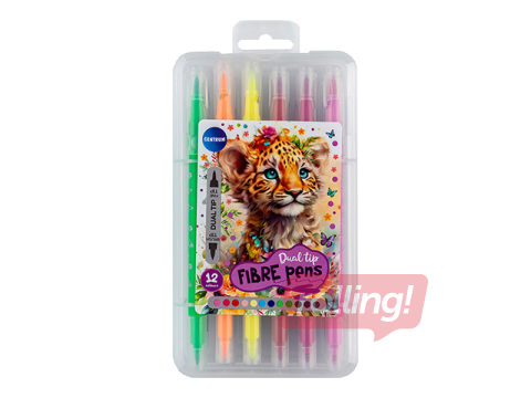 Markers Centrum, ART, double-ended, 12 colors