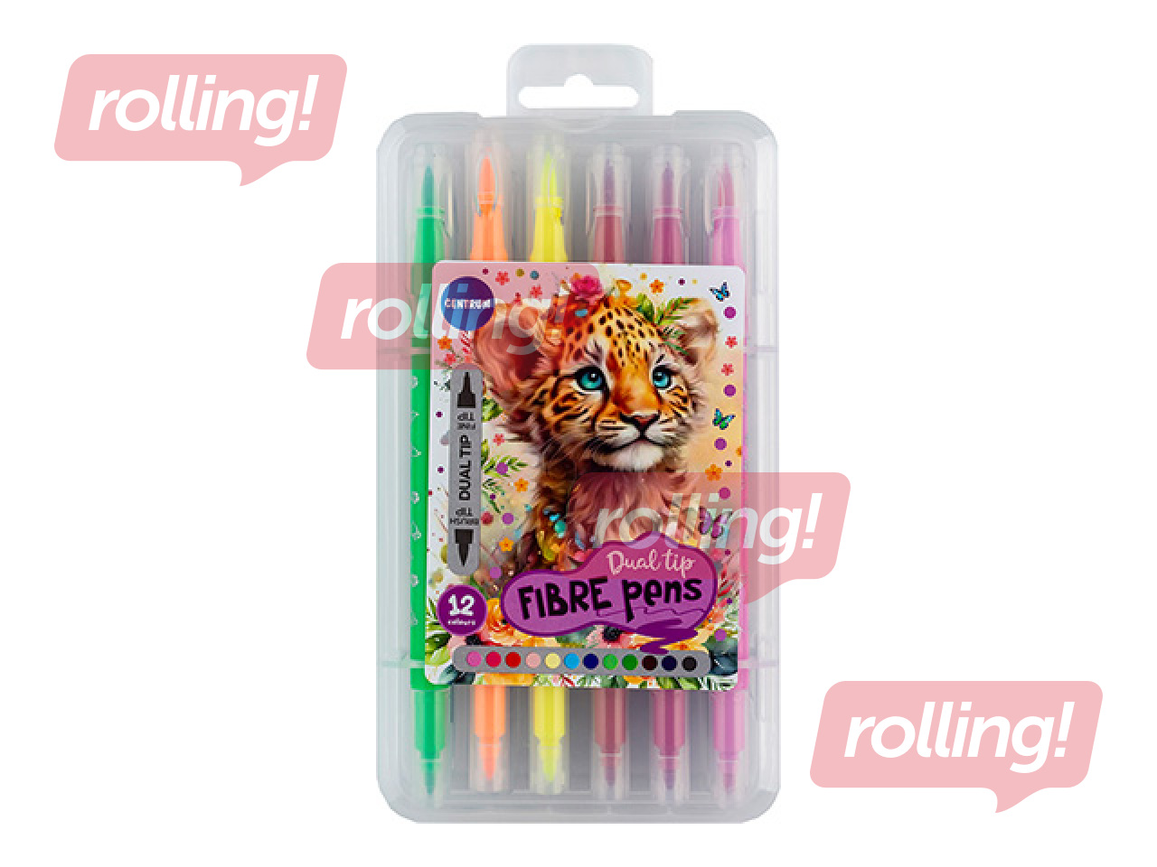 Markers Centrum, ART, double-ended, 12 colors