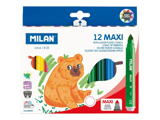 Markers Milan MAXI, 12 colours