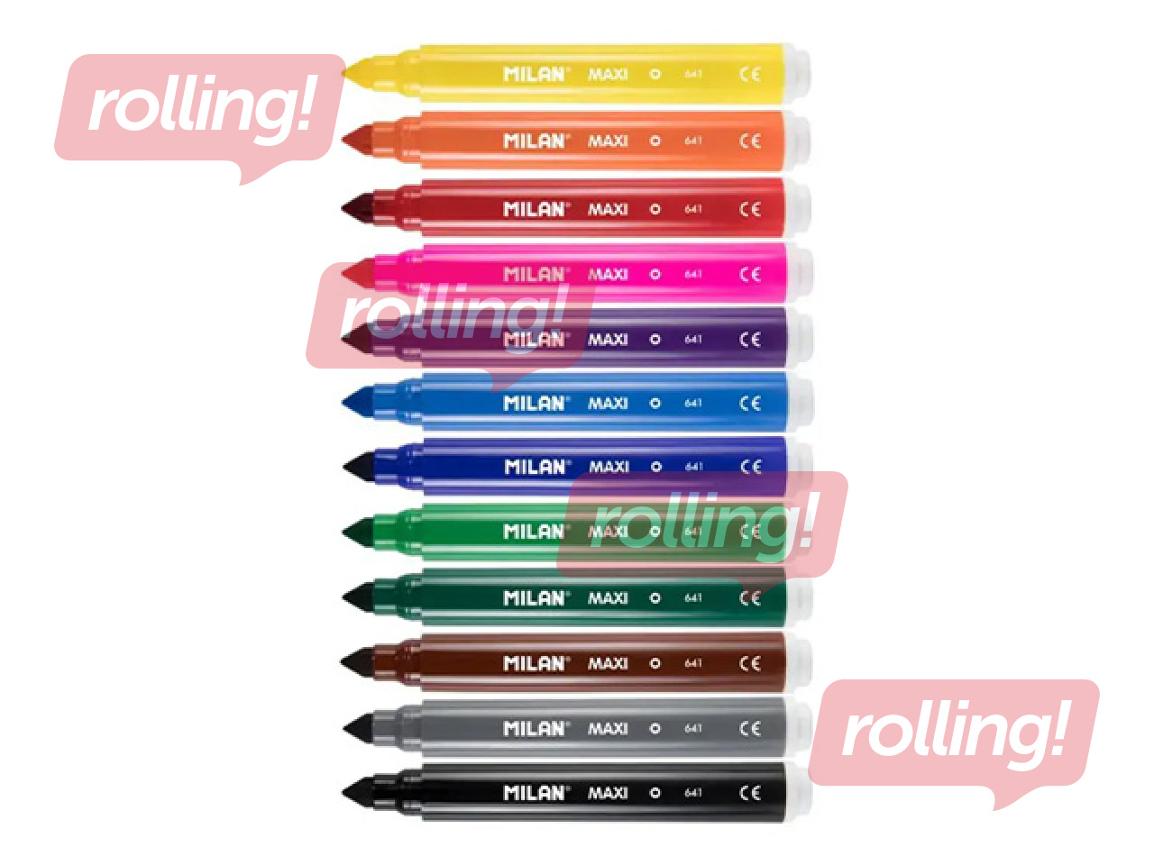 Markers Milan MAXI, 12 colours