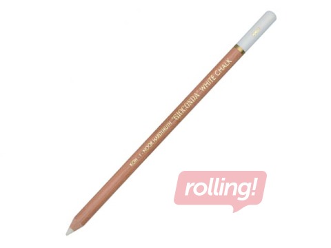 Pencil KOH-I-NOOR Gioconda, white chalk in wooden housing