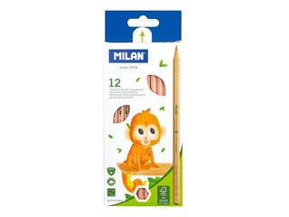 Coloured pencils Milan, FSC®-certified wood, 12 colours