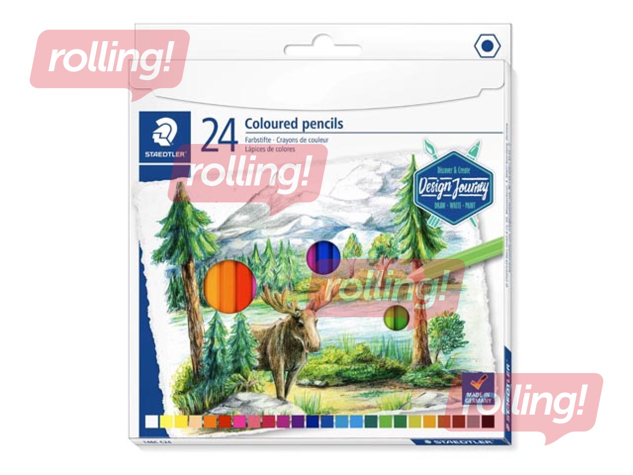 Krāsainie zīmuļi Staedtler 146C, 24 gab.