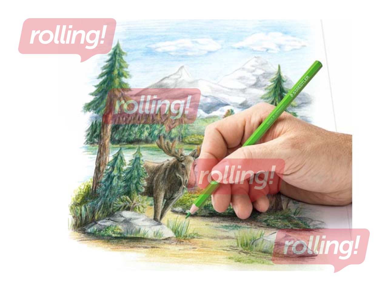 Krāsainie zīmuļi Staedtler 146C, 24 gab.