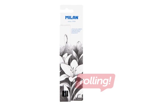 Charcoal pencils Milan Art, 3 pcs.