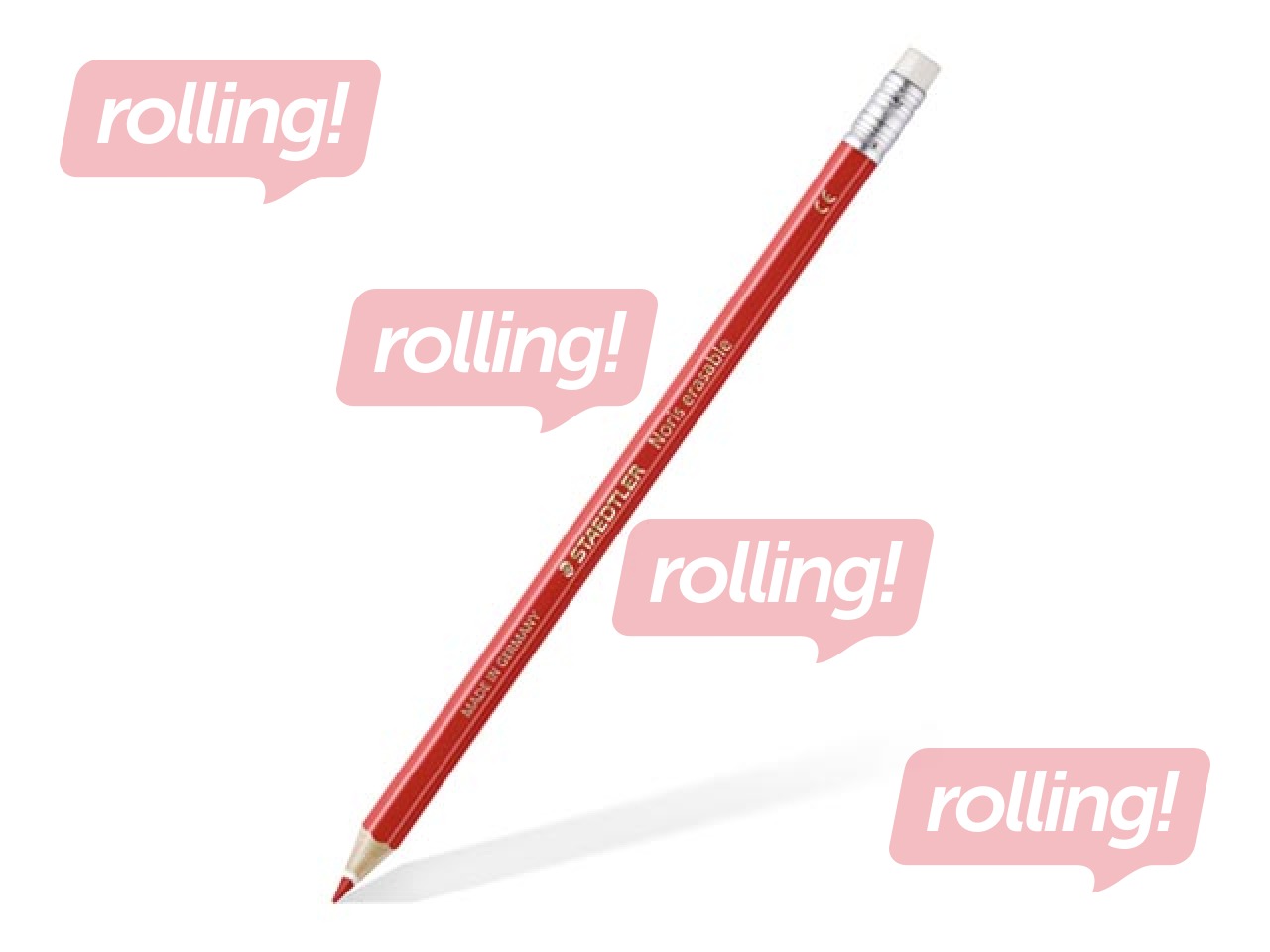 Coloured pencil with erase Staedtler 144 50N, 24 pcs.