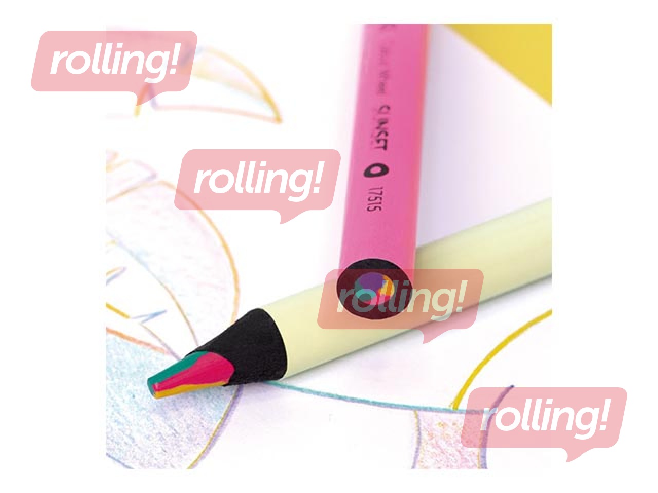 Coloured pencil Milan MAXI Sunset series