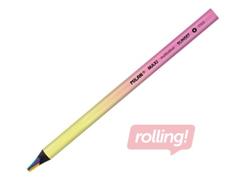 Krāsainais zīmulis Milan MAXI Sunset, 4 krāsas