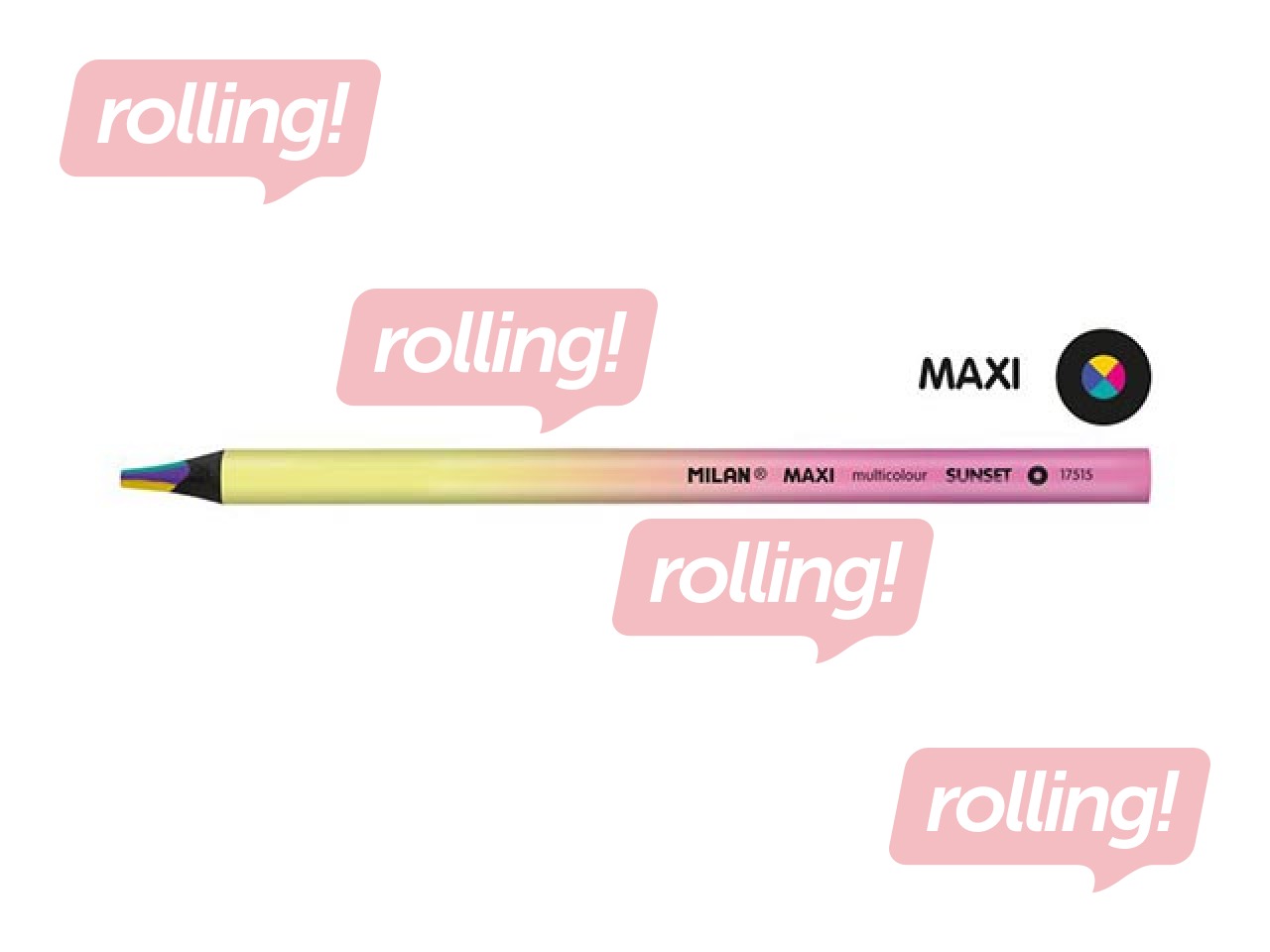 Värvipliiats Milan MAXI Sunset series